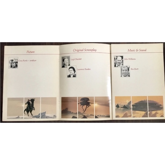 1980 STAR WARS EMPIRE STRIKES BACK Screening Program Brochure w/ Illustrations - Picture 4 of 8